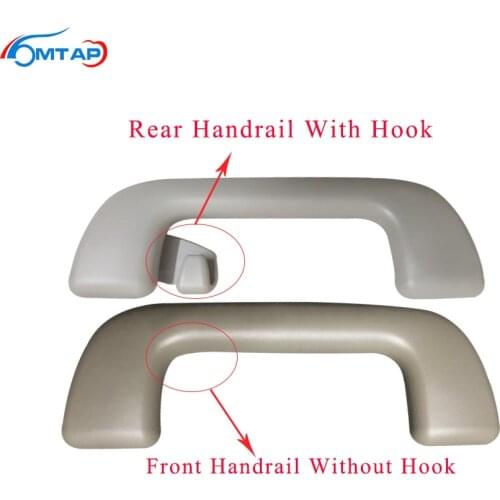 MTAP Car Roof Armrest Grab Handrail Grey With Hook LH=RH Universal For Toyota For Corolla For Rav4 Yaris Vios OEM:74610-52020