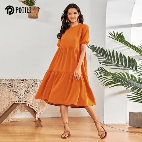 POTILI Loose Summer Dresses