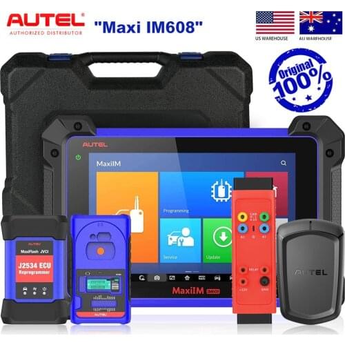 Autel MaxiIM IM608 With IMMO XP400 Key Programmer OBD2 Scanner All System Car Diagnostic Tool J2534 ECU Coding For All Key Lost