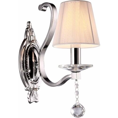 Modern Princess Bedroom Bedsides Wall light Fabric draw bench Lampshade Corridor Hallway mirror Front Washroom wall light