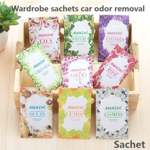 Aromatherapy bag natural sachet hanging fragrant sachet from closet of car fragrance fresh house perfumes air freshener perfume