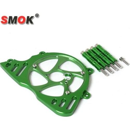 SMOK Motorcycle Accessories Front Sprocket Chain Guard Cover Left Side Engine Protective Cover For KAWASAKI Z1000 2010-2017