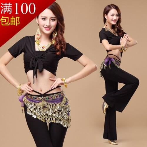 2017 Belly Dance Belly Dance Costumes Direct Selling Hot Sale Women For Oriental Woman Square Suit Short-sleeved +pantsk03