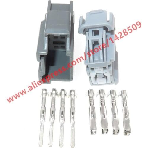 20 Sets 4 Pin Auto Cable Connector Female Male Electrical Socket For Car 7282-6449-40 7283-6449-40