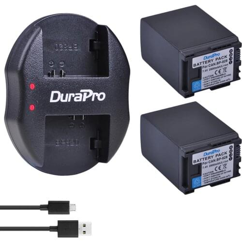 2pc 2900mAH BP-828 BP 828 BP828 Camera Batteria+ USB Dual Charger for Canon HFM300 HFM30 HFG30 HFG10 HFM40 HFM400 HFS30 HG20