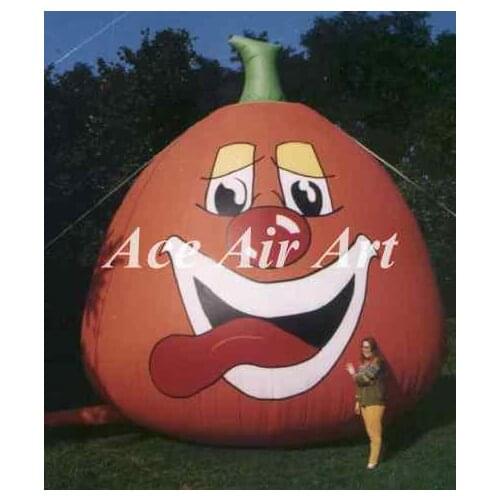 20 ft giant funny inflatable Halloween advertising pumpkin smiling face inflatable pumpkin balloon for sale