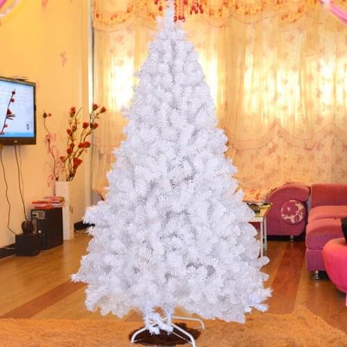 2021new arrival 1.2/1.5m/1.8m White Snow Christmas Tree Decoration Artificia Tree Home Decoration Ornaments Party Supplies