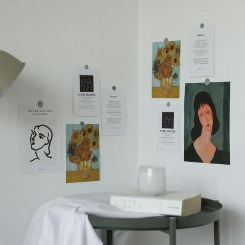 30PCS Decorative Paintings Wall Collage Kit Room Bedroom Furniture Door Decorative Card Wall Stickers Prints For Bedroom Decor