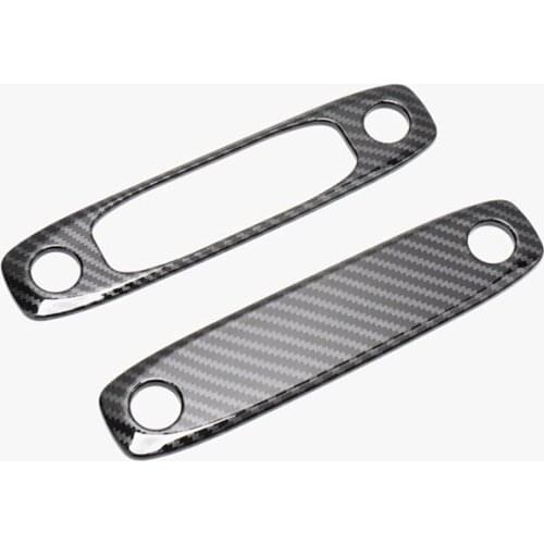 Car Styling Accessories For Tesla Model 3 Y Car Front and Rear Reading Lights Frame ABS Carbon Fiber Sticker Interior Decorative