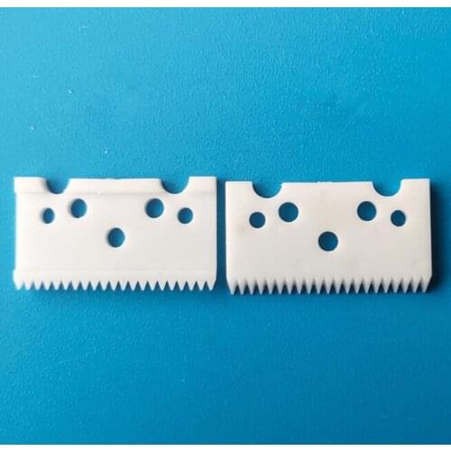 Free shipping 5pcs 21 teeth zirconia ceramic clipper blade