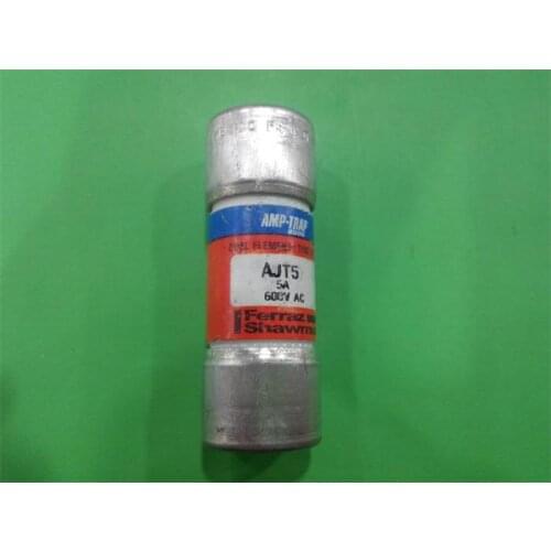 Free shipping 5pcs AJT 5 AMP-TRAP delay fuse 22X58 5A 600V France faray