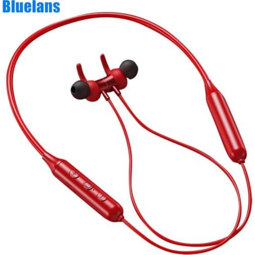 BLUELANS DD9 Hanging Comfortable To Wear Neck Waterproof Magnetic Wireless Bluetooth Stereo Sports Music Earphone Wired Earphone