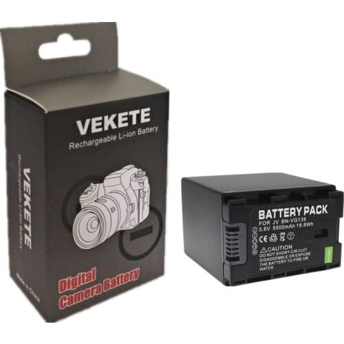 BN-VG138 BN VG138 Camera Battery for JVC Everio GZ-E10 GZ-E100 GZ-E200 GZ-E300 GZ-E505B GZ-E515B GZ-EX250 GZ-EX310 GZ-EX355