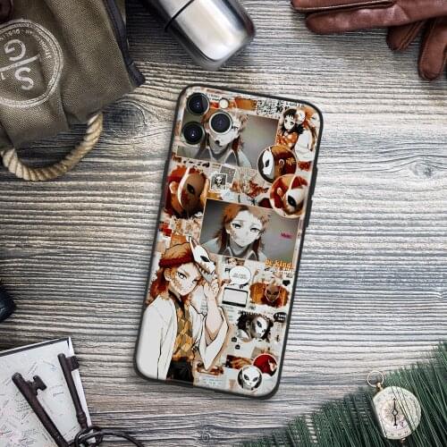 Kimetsu No Yaiba Sabito Anime Phone Case For IPhone 11 12 Mini Pro XS Max X XR 6s 7 8 Plus SE Soft TPU Glass Cover