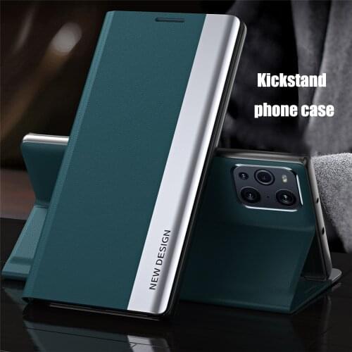 Magnetic Flip Kickstand Leather Cover For OPPO Find X3 Pro 5G Case Shockproof Phone Cases Luxury Full Protection Coque Fundas