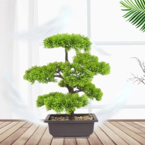 Fake Flowers Artificial Plants Pine Bonsai Small Tree Pot Plants Decoration Plants For Home Decoration Hotel Garden Decoration