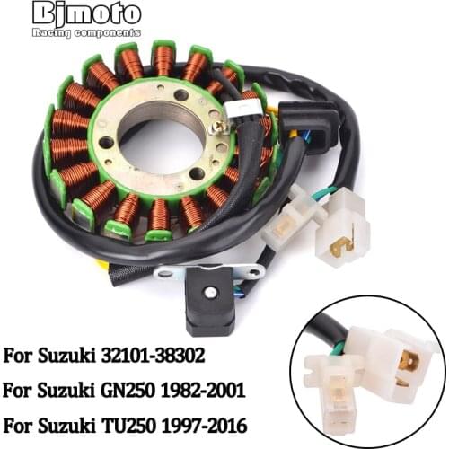 32101-38302 ATV Engine Magneto Stator Coil For Suzuki GN-250 GN250 1982-2001 TU250 TU-250 1997-2013 2014 2015 2016 GN TU 250