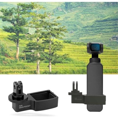 1/4 3/8 Inch Expansion Module Action Mount Adapter Converter for DJI Osmo Pocket/Pocket2 Handheld Gimbal Accessory Spare Parts