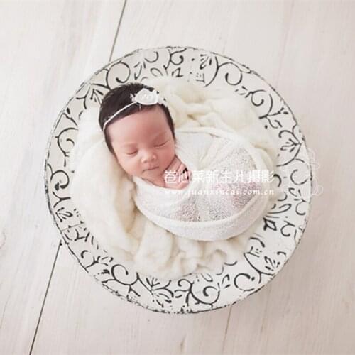 Newborn Stretch Rayon Wrap Photography Props Layering Fabric Knit Jersey Wrap Baby Swaddle Blanket