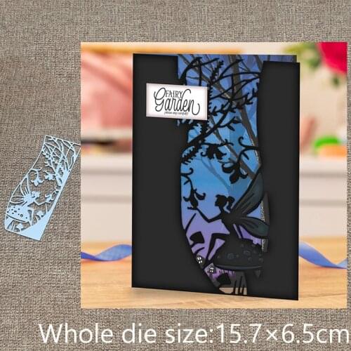 New Design Craft Metal stencil mold Cutting Dies Fairy forest background scrapbook die cuts Album Paper Card Craft Embossing