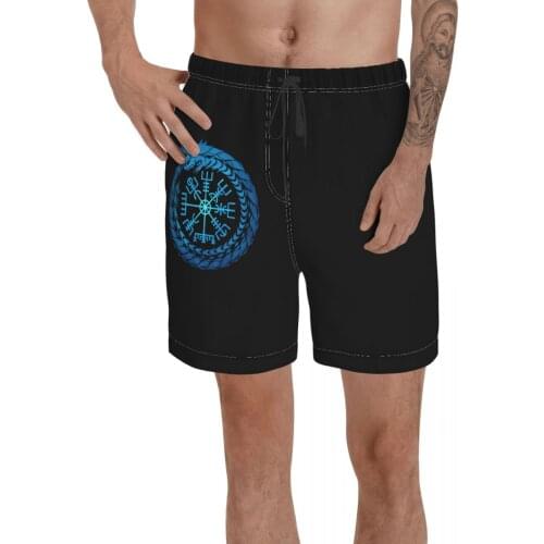 Causal Vegvisir Jormungandr World Serpent Viking,Thor, Lagertha Breathable Quick Dry Geeky Hawaii Pants