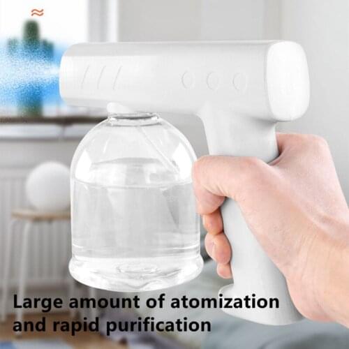 Blu-Ray Atomizing Disinfection Gun, Portable Rechargeable Spray Gun, Handheld Large-Capacity Electric Humidifier