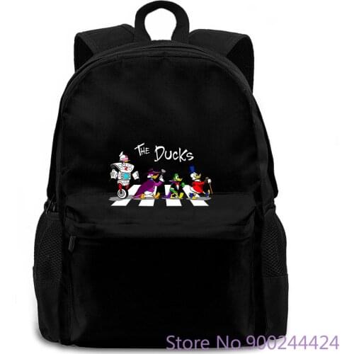 Duck Tales The Ducks Abbey Road Style women men backpack laptop travel school adult student