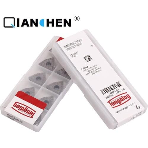 Tungaloy WNMG080408-37 NS9530 WNMG080408-TM T9115 Carbide CNC Inserts CNC Japan 10pcs Internal Turning Tool Hard Alloy