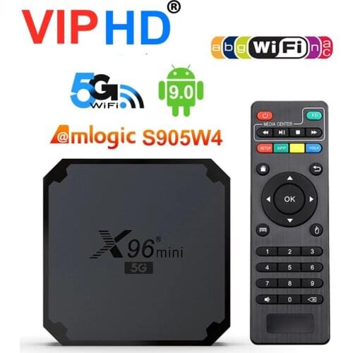 X96 Mini 5G Smart TV Box Android 9 Amlogic S905W4 Quad Core 4K X96mini Smart TV Set Top Box 5G Media Player