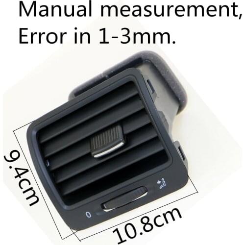 1Pcs OEM Black Front Dashboard Right Air Outlet Vent For Golf GTI 5 Jetta MK5 Rabbit 1KD 819 703 1K0 819 704 1K0819704
