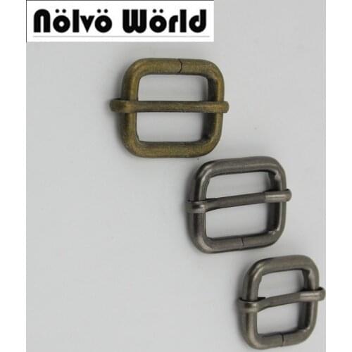 10-50pcs Old silver color Slider buckle,DIY Belt Ribbon Roll Buckle Strap Adjuster Buckles