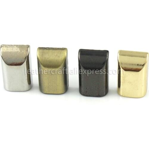 10pcs Metal Zipper Stopper Zipper Tail Clip Stop Tail Plug Head with Screw DIY bag Leather Hardware Leather Craft 17mm(11/16")