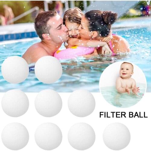 2PCS/4PCS White Filter Sand Quartz Sand Filterballs Sand Filter Swimming Pool Cleaning Balls Lightweight Durable Sponge Filter