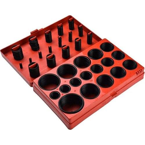 419pcs/box of rubber O-ring kit, sealing gasket, general-purpose rubber, suitable for a plumbing machinery workshop