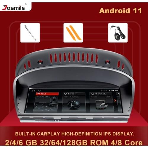 8 Core 128GB Android 11 Car Multimedia Player For BMW Series 5/3 E60 E61 E62 E63 E90 E91 CIC CCC Radio GPS Navigation Head Unit