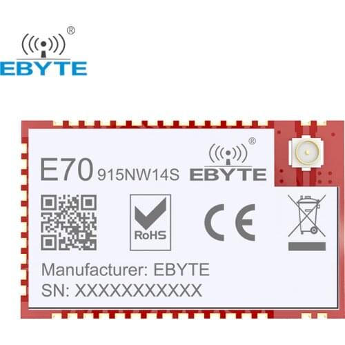 UART Module EBYTE IOT 200 Nodes Star Network Module DSSS E70-915NW14S 915MHz Long Range Wireless Transmitter Receiver Rf Module