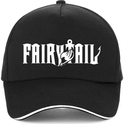 Anime Fairy Tail Unisex Baseball cap Harajuku Cartoon women hat Summer Outdoor sunhat adjustable gorra snapback hats