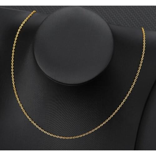 Link Chain Necklace For Women Gold Stainless Steel Neck Chain Jewelry Female 2020 Trendy Charm Christmas Gift