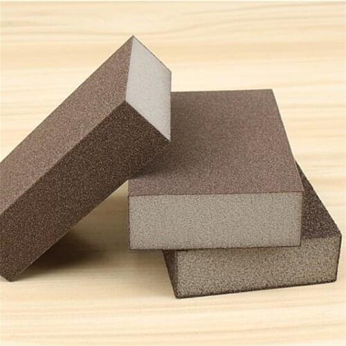 Wear-Resistant Sponge Sand Block Polishing Woodworking Furniture Metal Derusting Polishing Sandpaper Sand Block