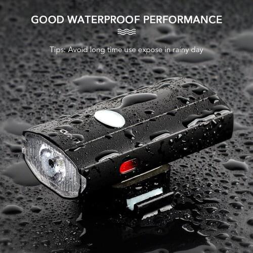 Lixada 2 IN 1 Bike Front Light Rear Taillight Rechargeable Cycling Helmet Headlight Waterproof Bicycle Taillight Handlebar