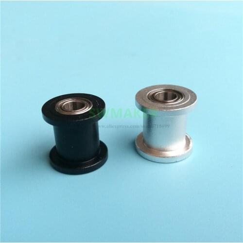 1pcs Replicator Z18 Metal aluminum Idler Pulley RP Z18 Bore 5mm for 10mm width timing belt 3D printer parts