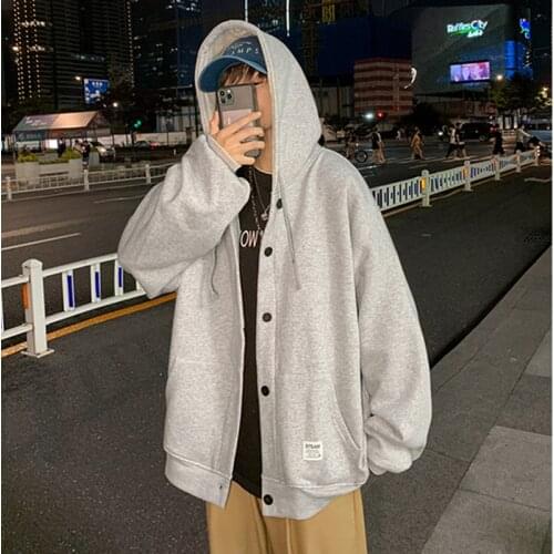 Mens Hoodies Japanese Style Hip Hop Casual Hooded Sweatshirts Male Streetwear Hipster Harajuku Loose Tops Spring Autumn