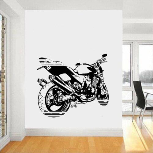 Motocross Wall Decal Extreme Speed Sport Motorbike Vinyl Window Stickers Teens Bedroom Man Cave Garage Home Decor Wallpaper E814