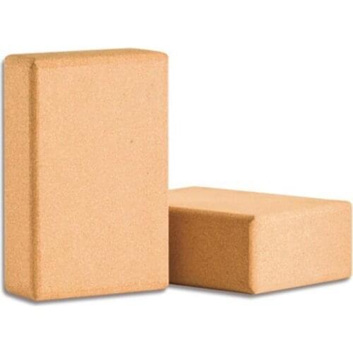 Wholesale Eco-friendly Fitness Yoga Blocks Yoga cork brick