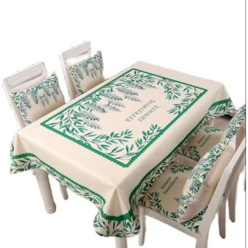 Cotton and Linen Pillows Dining Chair Cushions Simple Table Cushion Set Manteles De Mesa Rectangular Dining Table Decor Flag