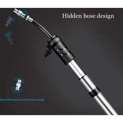 Portable Mini Mountain Bike Road Bike Bicycle Basketball Small US-French Mouth Pump Inflatable MTB Cylinder 100PSI For AV/FV