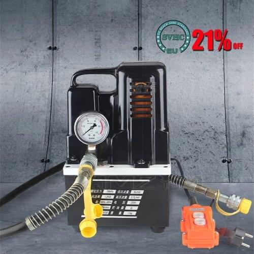 QQ-700 Portable Electric Hydraulic Pump Ultra-small Hydraulic Station High Pressure Hydraulic Oil Pump 220V/110V 1.2KW 3700r/min