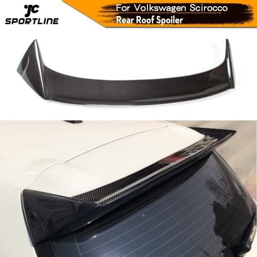 Carbon Fiber / FRP Roof Spoiler Rear Wing Lip for Volkswagen VW Scirocco Standard Only 2010 - 2012 Non for R