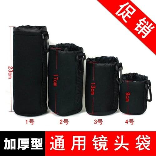 BIZOE SLR camera lens video bag barrel sleeve bag barrel portable protection thickenfor Canon Sony storage bag