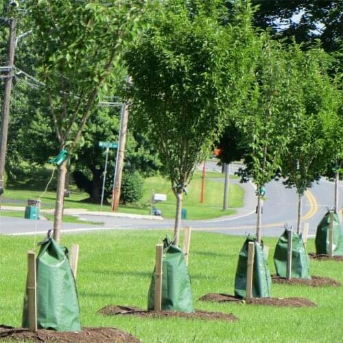 Tree Watering Bag 20 Gallon Watering Bag Agricultural Irrigation Tool For Garden Outdoor Trees With Zipper PVC Tree Bags